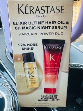 Kérastase Elixir Ultime Hair Oil & 8H Magic Night Serum Duo - Gold & Red